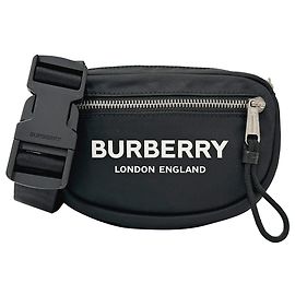 Bolso de mano Burberry de nailon negro Negro