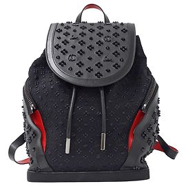 Christian Louboutin Black Nylon Handbag Black