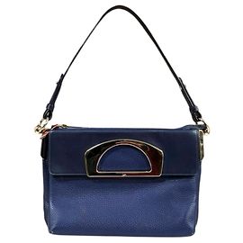 Borsa a tracolla Christian Louboutin Passage Blu navy