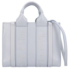Sac à épaule Chloé en cuir bleu Bleu