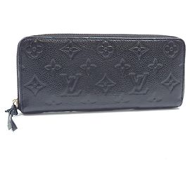 Louis Vuitton Lange Geldbörse - Monogram Empreinte Schwarz