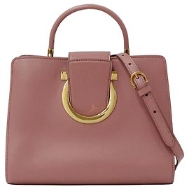 Salvatore Ferragamo Pink Leather Handbag Pink