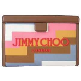 Borsa in tela Avenue Pouch Jimmy Choo Multicolore