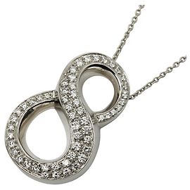 Autre Marque Colar com Pingente Franck Muller Silver White Gold Prata