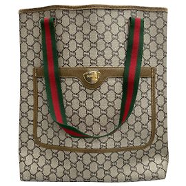 Gucci GG Plus Tote Bag Brown
