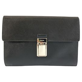 Pochette Prada Saffiano Nero