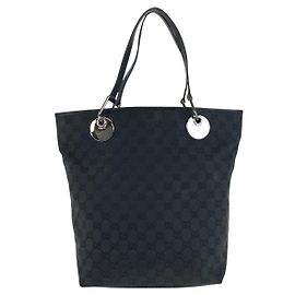 Borsa Tote Gucci GG Canvas Nero