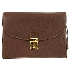 Bolsa de Mão Gucci Castanha Marrom