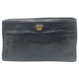 Borsa a pochette Gucci Interlocking Nero