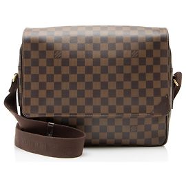 Louis Vuitton Damier Ebene Shelton MM Messenger Brown