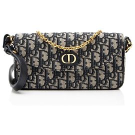 Bolso Dior Oblique 30 Montaigne D-Vine con cadena - VENTA FINAL Azul