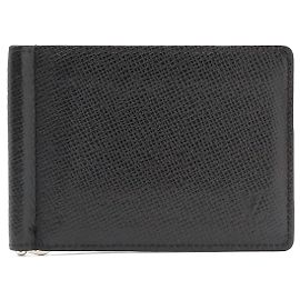 Louis Vuitton Taiga Portefeuille Pans Wallet Negro