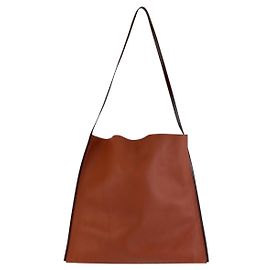 Borsa Tote a Spalla Jil Sander Marrone