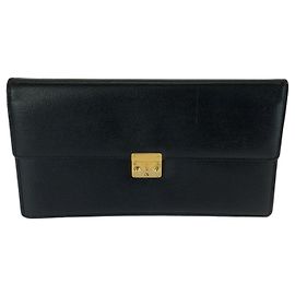 Autre Marque Yves Saint Laurent Clutch Bag Black
