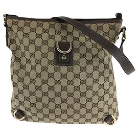 Borsa a tracolla Gucci Abbey Marrone