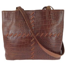 Autre Marque Borsa a tracolla Whipstitch Yves Saint Laurent Marrone