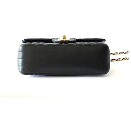 Chanel Shoulder Suede Patchwork Medium Noir
