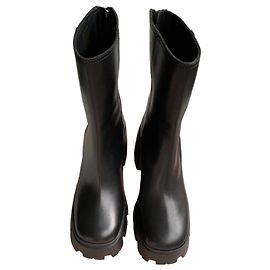 Botines Miu Miu de piel negra Negro