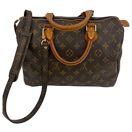Louis Vuitton Speedy Bandoulière 30 Monogram Canvas Castaño Monograma