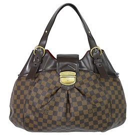 Louis Vuitton Sistina Damier Ebene GM Marrom