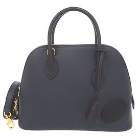 Hermès Hermes Bolide 1923 Handtasche Blau