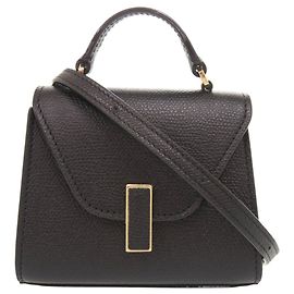 Bolsa 3-em-1 Valextra Iside Belt em couro preto Preto