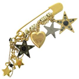 Broche de metal preto Dolce & Gabbana Preto