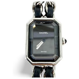 Chanel Premiere Mini Quartz em aço inoxidável e borracha com bisel e marcadores de diamante 15 Outro