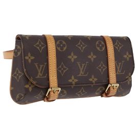LOUIS VUITTON Monogram Pochette marrell Waist bag M51159 LV Auth 203214V Monograma