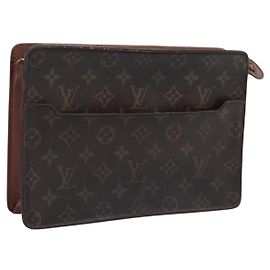 LOUIS VUITTON Monogram Pochette Homme Clutch Bag M51795 LV Auth 202842 Monograma