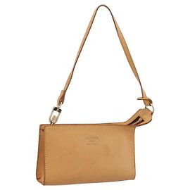 LOUIS VUITTON Nomad Kava Amble PM Pouch Beige LV Auth 201182A Beige