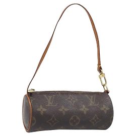 LOUIS VUITTON Monogram Papillon Pouch LV Auth 202946 Monogram