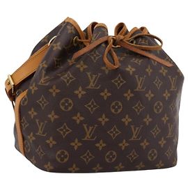 LOUIS VUITTON Monogram Petit Noe Shoulder Bag M42226 LV Auth 200465V Monogram