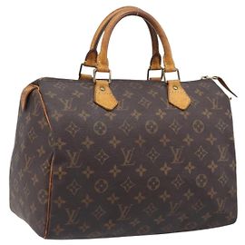 LOUIS VUITTON Monogram Speedy 25 Hand Bag M41528 LV Auth 200451 Monogramme