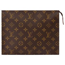 Louis Vuitton Monogram Toiletry Pouch GM Castaño Monograma