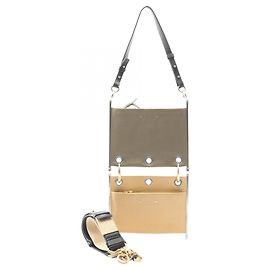 Chloé Leather Handbag/Shoulder Bag Beige Khaki