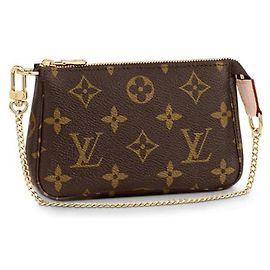 Louis Vuitton Mini Pochette Accessoires Monogram Canvas Marron Monogramme
