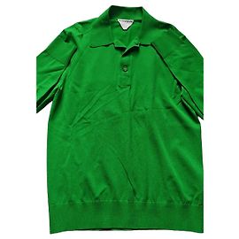 Bottega Veneta green polo shirt Green