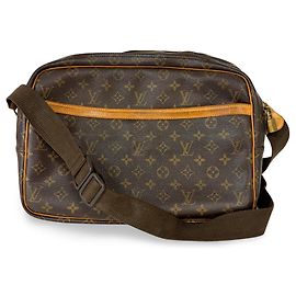 Louis Vuitton Reporter Monogram Canvas PM Brown