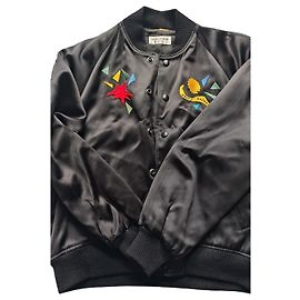 Autre Marque Bomber Saint Laurent "Love 1983" Nero Multicolore