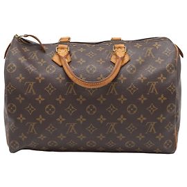 Louis Vuitton Speedy Monogram Canvas 35 Marron