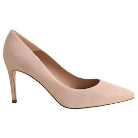 Lk Bennett Floret beige suede heels Beige