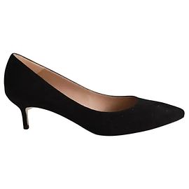 Décolleté Audrey nere in camoscio Lk Bennett Nero