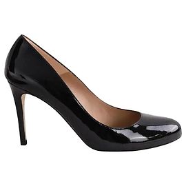 Lk Bennett Stila patent leather heels black Black