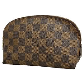 Louis Vuitton Damier Pochette Tic PM Pouch Damier ebene