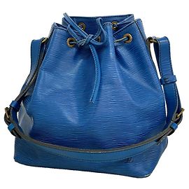 Louis Vuitton Epi Petit Noé Shoulder Bag Blue