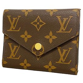 Cartera Louis Vuitton Tri-fold Castaño