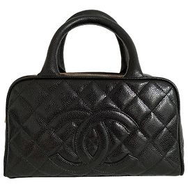 Borsa Chanel Timeless Pelle Caviar Nera Nero