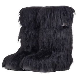 Botas de nieve de piel Prada AW99 Apres Ski Negro