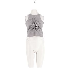 Autre Marque Top de algodão cinza CERRIC Cinza